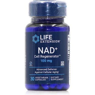 Life Extension NAD+ Cell Regenerator 100mg Specjalny suplement diety 30 kapsułek wegetariańskich