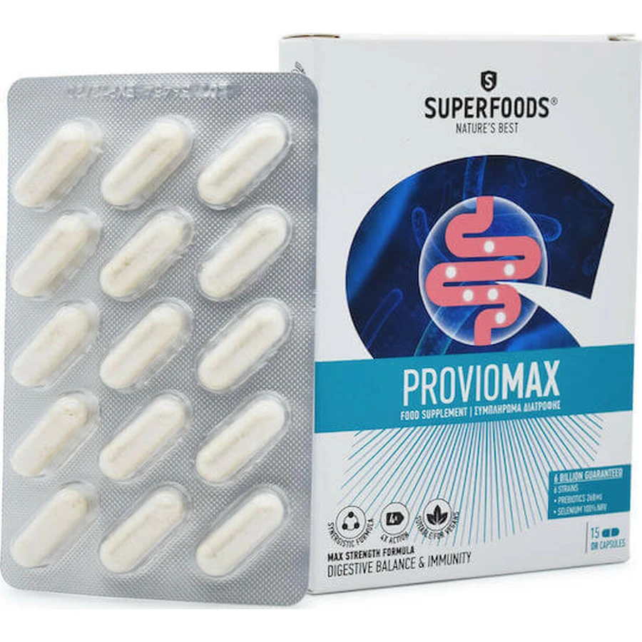 Superfoods Proviomax Probióticos 15 cáps.