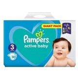Luiers Active Baby Nr. 3, 6-10 kg, 90 stuks, Pampers