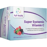 Full Health Super Systemic Vitamine C voor versterking van het immuunsysteem, de huid en antioxidanten 120 plantaardige capsules
