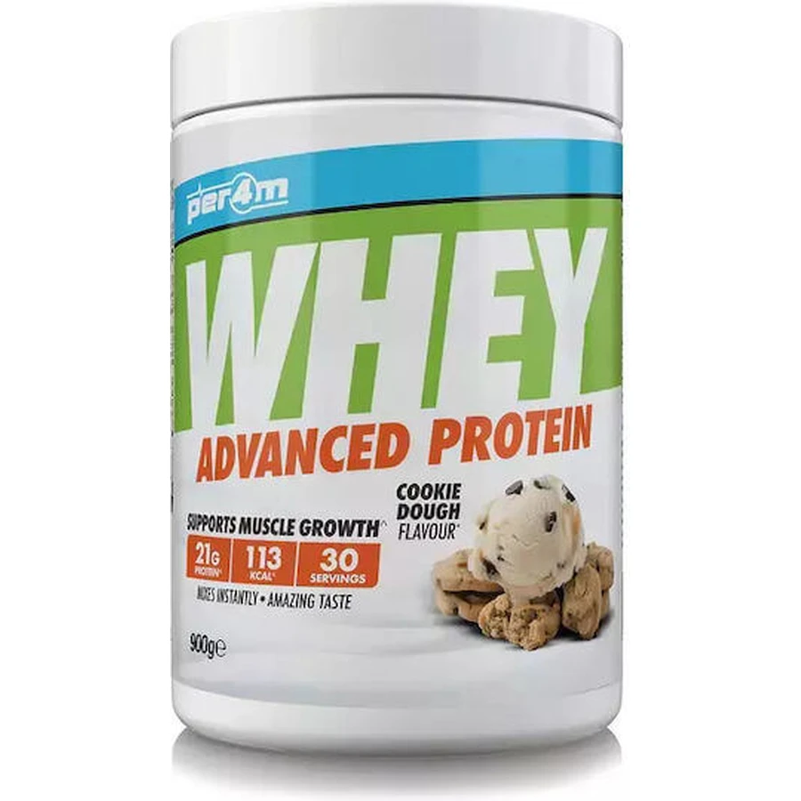 Per4m Whey Advanced Protein Proteína de suero de leche con sabor a galleta 900gr