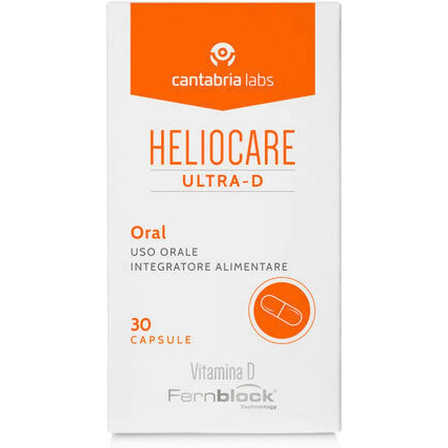 Heliocare Ultra-D Multivitamine voor een gezonde huid, botten en antioxidanten 30 capsules