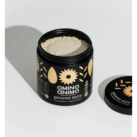 Laboratoire Physis Amino Animo Animo Power Mix Bio Sans Gluten ni Lactose avec Arôme Vanille 350gr