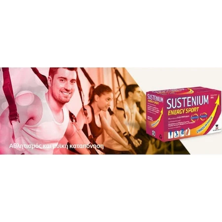 Menarini Sustenium Energy Sport Speciaal Voedingssupplement 10 sachets Sinaasappel
