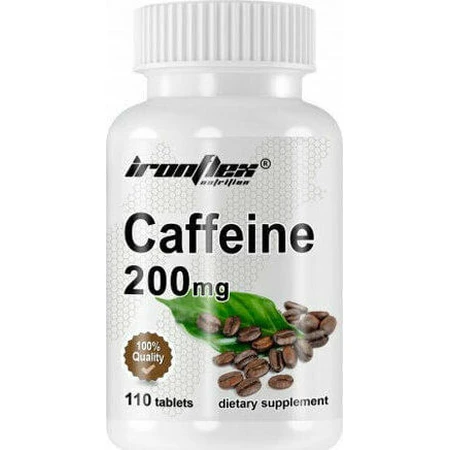 Ironflex Nutrition Cafeína 200 mg Suplemento Pre-Entrenamiento 110 cápsulas