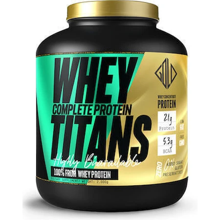 GoldTouch Nutrition Whey Titans Whey Titans Zero Whey Protein Glutenfrei mit Schokoladengeschmack 2kg