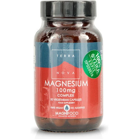 TerraNova Magnesium Complex 100mg 50 herbal capsules