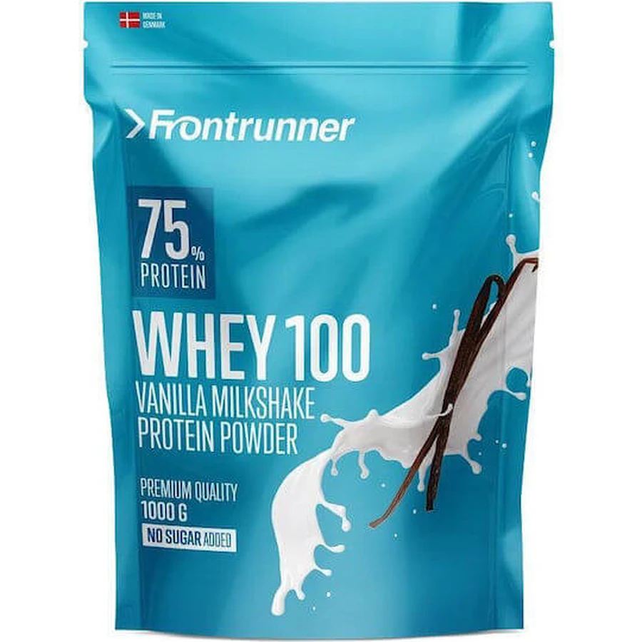 Frontrunner Whey Proteína de suero 100 Proteína de suero con sabor a batido de vainilla 1kg