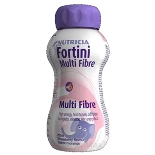 Fortini Multi Fibre sabor fresa 1×200 ml, alimento líquido para bebés