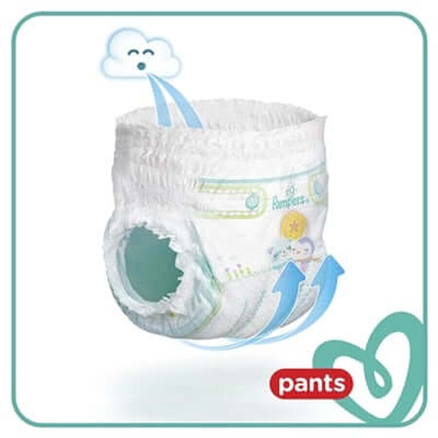 Broekje Comfort Fit 360 Luier Nr. 4, 9-15 kg, 108 stuks, Pampers