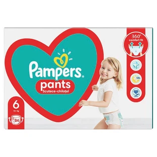 Pieluchomajtki Comfort Fit 360 Nr. 6, +15 kg, 84 sztuki, Pampers