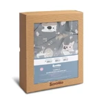 Baumwoll-Schlafzimmer-Set Graphit Sensillo