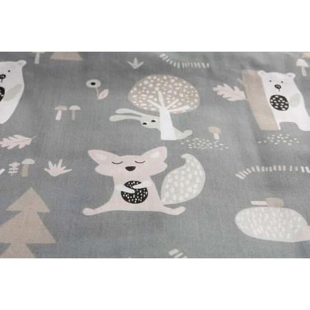 Baumwoll-Schlafzimmer-Set Graphit Sensillo