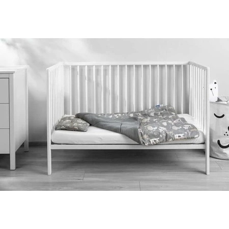 Baumwoll-Schlafzimmer-Set Graphit Sensillo