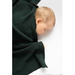 Blanket 100% Cotton Grey 100X80