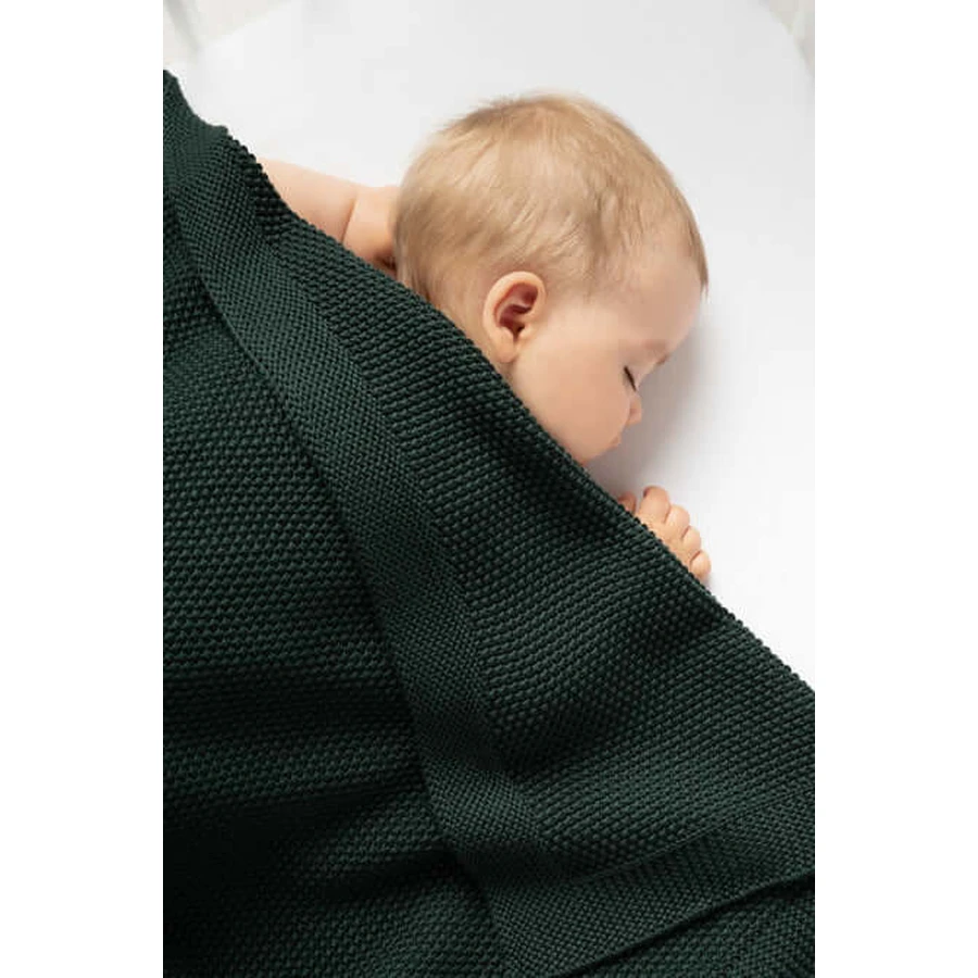 Blanket 100% Cotton Grey 100X80