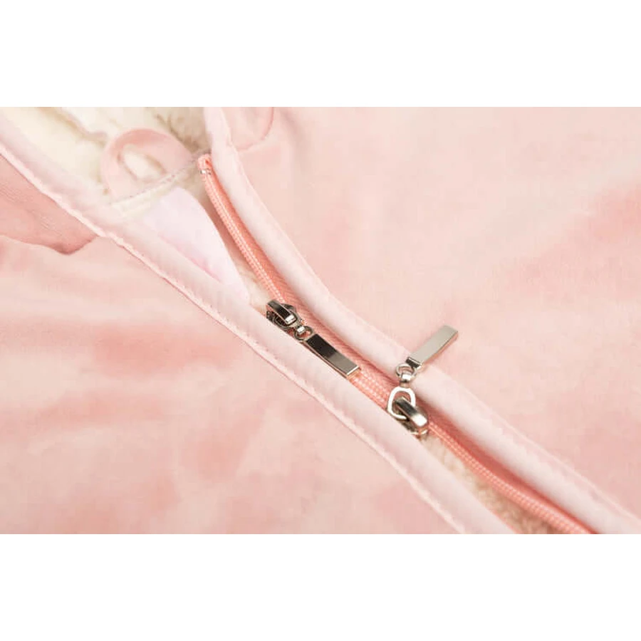 Auto-Poncho Rosa Plüsch