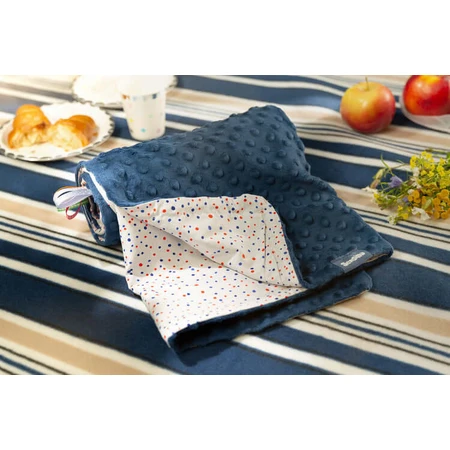 Minky Blanket - Hedgehogs Mint 75X100