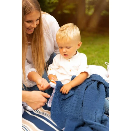 Minky Blanket - Hedgehogs Mint 75X100