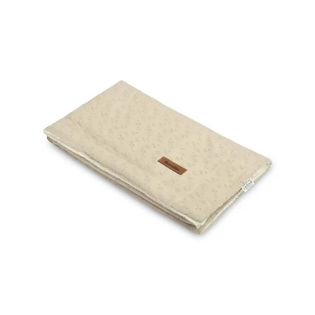 Geborduurde deken 80X100 linnen pluche