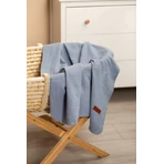 Mousseline dekbedovertrek Jeans 75X100cm Sensillo