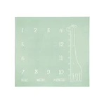 Mata fotograficzna Muselinova Giraffe Mint 120x120cm: ceny i cechy