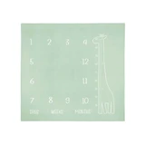Muselinova Photo mat Giraffe Mint 120x120cm