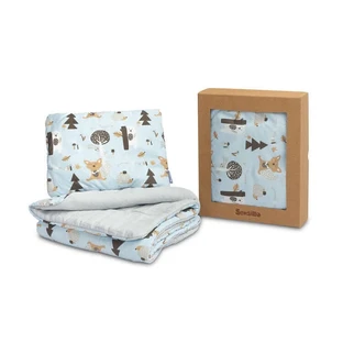 Katoenen Beddengoed Set Blauw Sensillo
