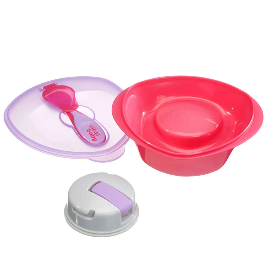 Vacuüm voedingsbak Cyclamen Vital Baby