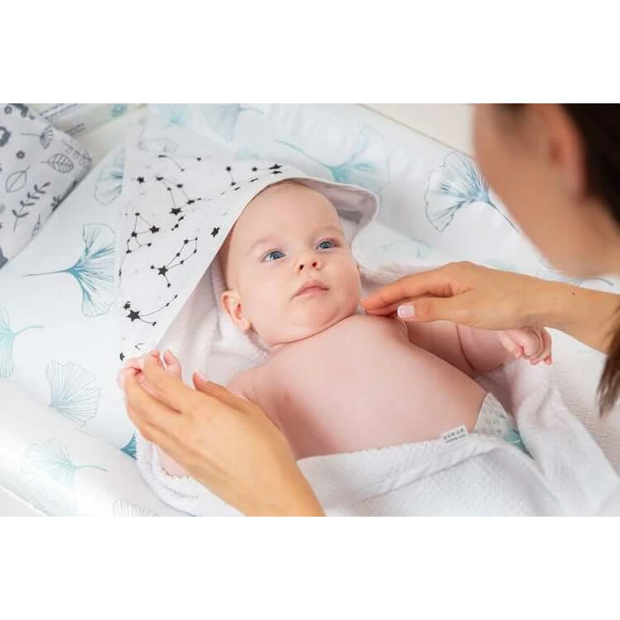 Toalla De Baño Con Campana Blanca
