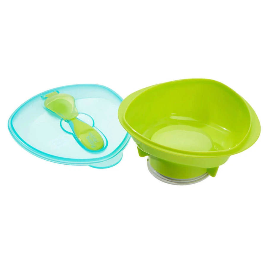 Vacuum Feeding Bowl Green Vital Baby