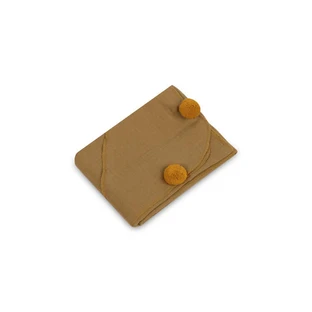 Miękki muślinowy ręcznik łazienkowy 75X75 Eg Mustard-0200 Sensillo