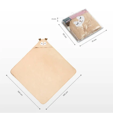 Ręcznik dziecięcy z kapturem 100X100 Sm Dog Blue Sensillo: ceny i cechy