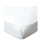 2 draps 60X120cm 100% coton blanc/violet Babycalin