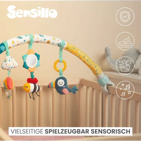 Arche à jouets pour poussette ou lit Ocean Sensillo