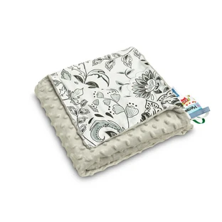 Blanket Minky Grey 75 X 100
