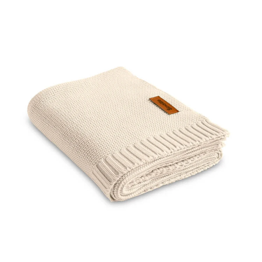 Bamboo and cotton blanket - Cappuccino 80X100
