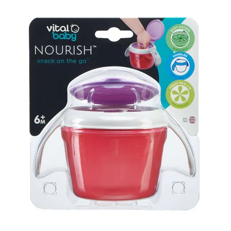 Feeding bowl without spilling Purple Vital Baby