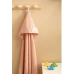 Badetuch Krepp Teddy 100X100- Rosa