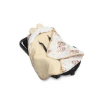 Pañal Muselina 90X90Cm Conejito Beige Para Silla Coche 0-13Kg