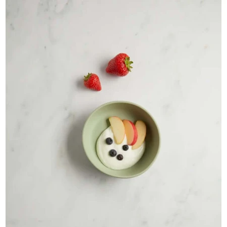 Mint Vital Baby Silikon-Vakuumbecher und Löffel-Set