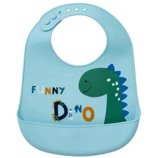Wasserdichtes lustiges Dino-Lätzchen 6+ Babycalin