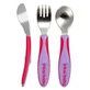 Kids Metal Utensils 12M+ Purple Vital Baby