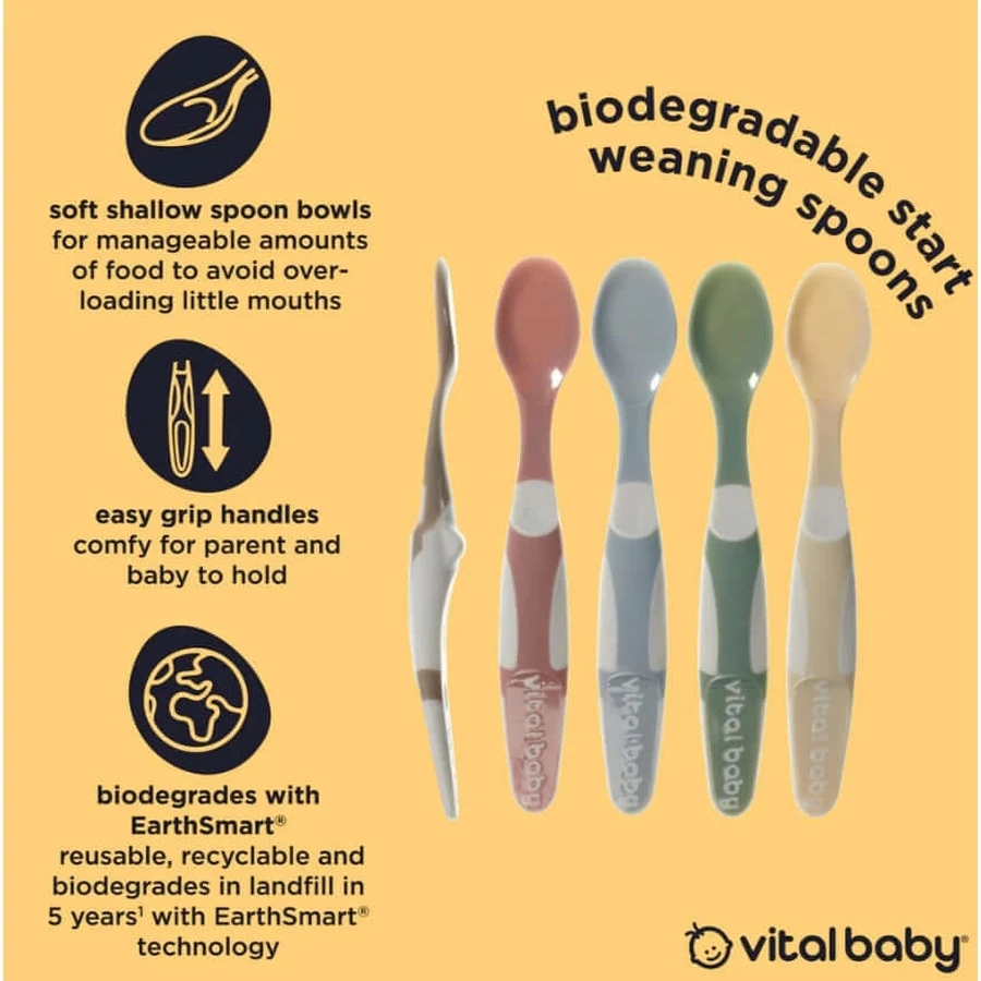 Cucharas para leche maternizada Earthsmart Vital