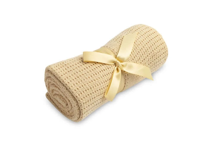 Deken 100% Katoen Moli Beige Sensillo