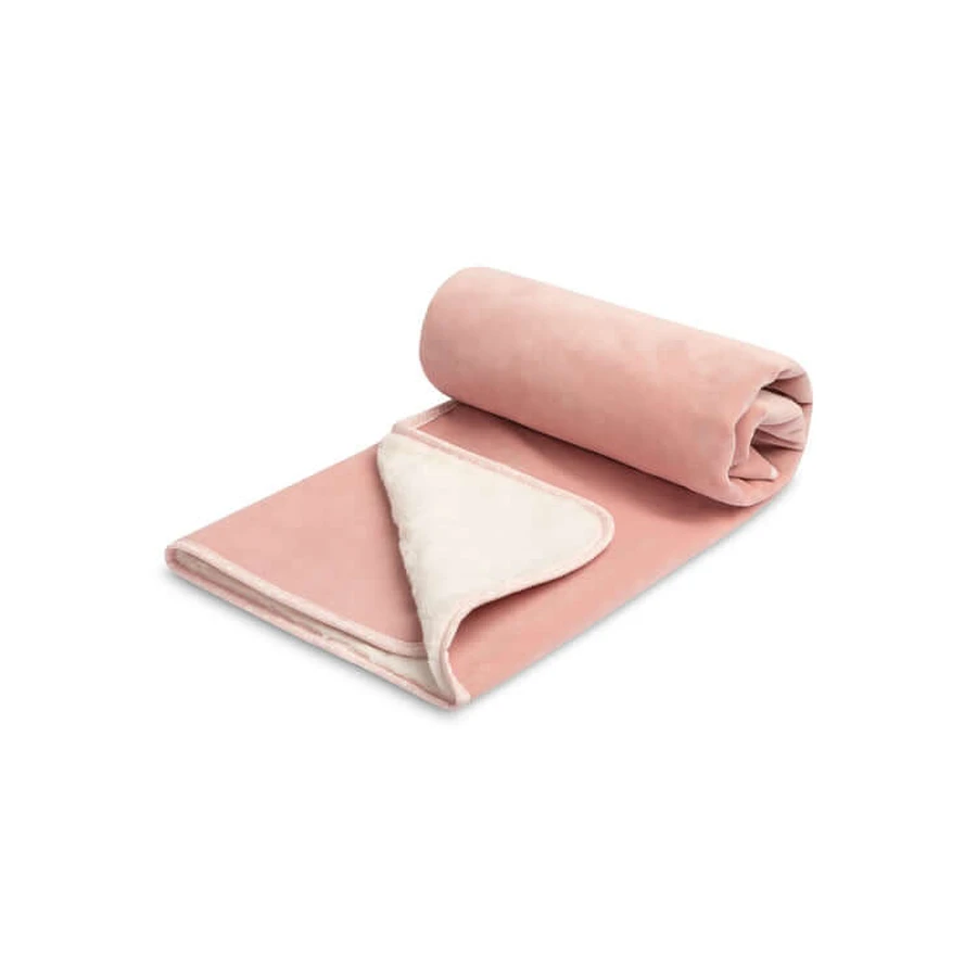 Teddy Blanket Pink 80X100