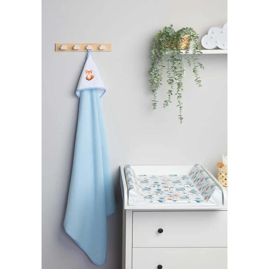 Badetuch 100X100 Blue Fox