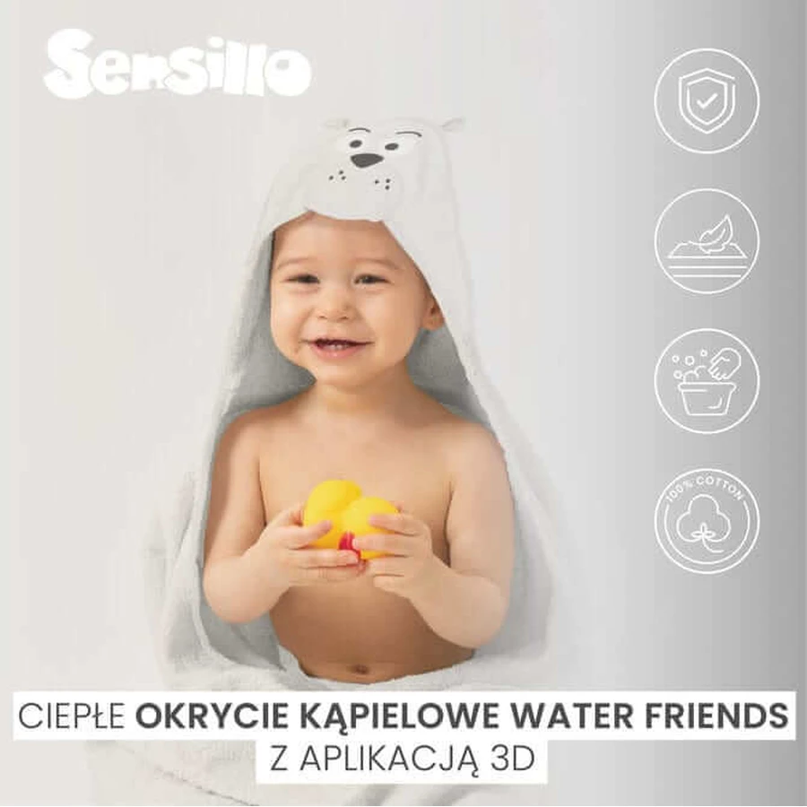 Badetuch Krokodil Wasserfreunde Grün
