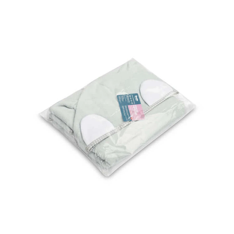 Poncho voor badkamer grijs