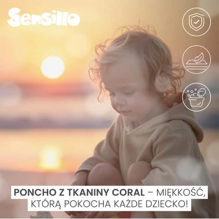 Bath Poncho - Pink Sensillo